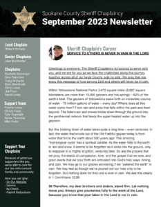 September 2023 Newsletter