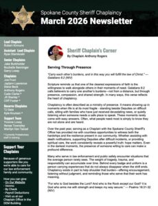 March 2026 - Chaplain Newsletter