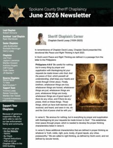 June 2026 Chaplain Newsletter
